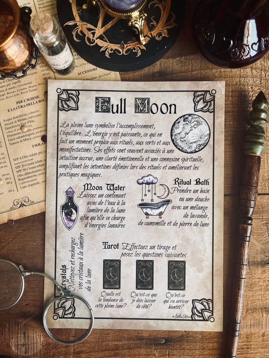 Illustration "Full Moon" ~ Pleine Lune